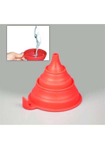 Silicone Folding Funnel Katlanır Huni