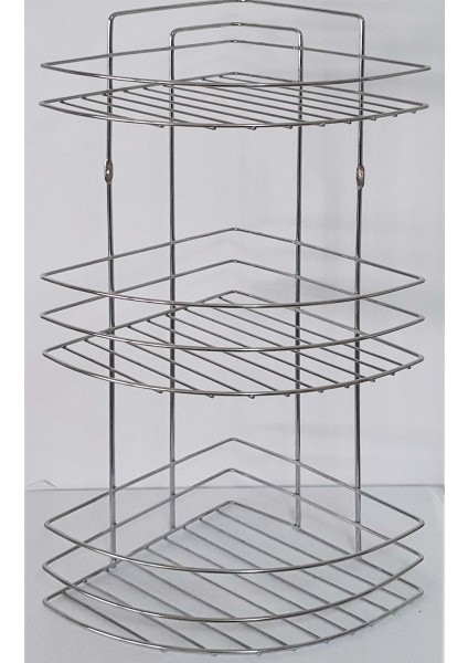 Metal 3 Katlı Banyo Köşelik ART-0035