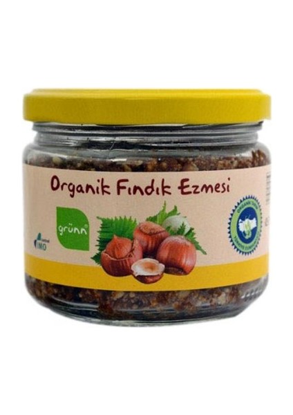 Grünn Organik Fındık Ezmesi 200 Gr