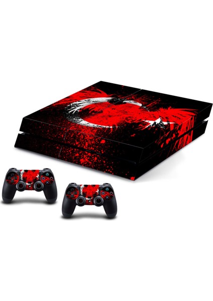 Ps4 Türk Bayrağı Sticker Seti