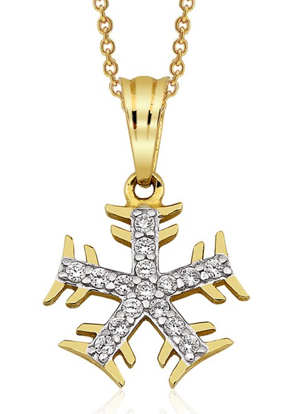 AltınSepeti Birtanem Altın Kartanesi Kolye AS208KL