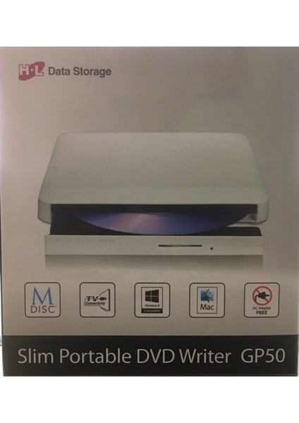 GP50NW41 8X DVD-RW USB 2.0 Beyaz Slim Harici Yazıcı fiyatları