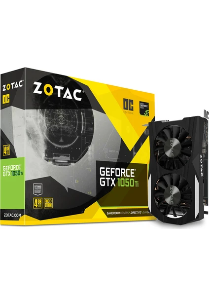 Nvidia GeForce GTX 1050Ti OC 4GB 128Bit GDDR5 (DX12) PCI-E 3.0 Ekran Kartı ZT-P10510B-10L