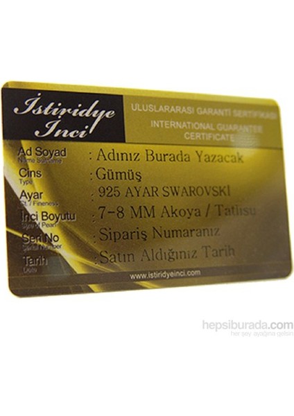 Katre Safir Kolye Seti modelleri