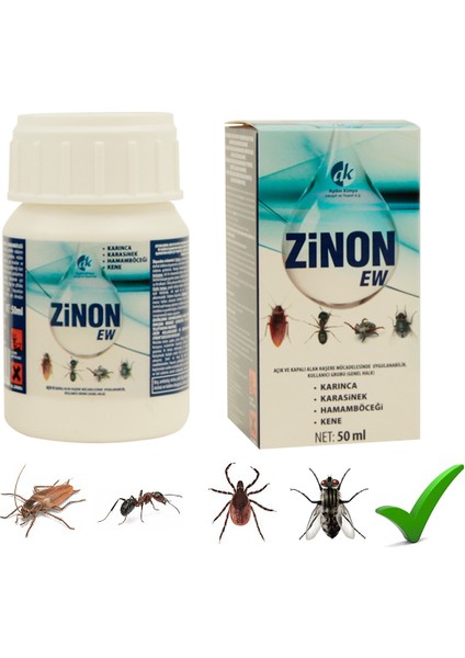 Hamamböceği Zehiri Zinon Ew Kokulu 50 Ml