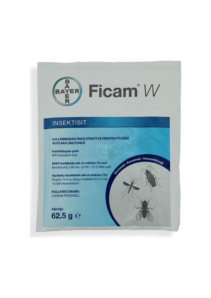 ficam W Kaloriferböceği Bayer Toz İlaç 62,50 Gr