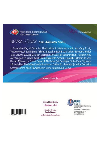 Nevra Gunay - Trt Cd Arsıv 194