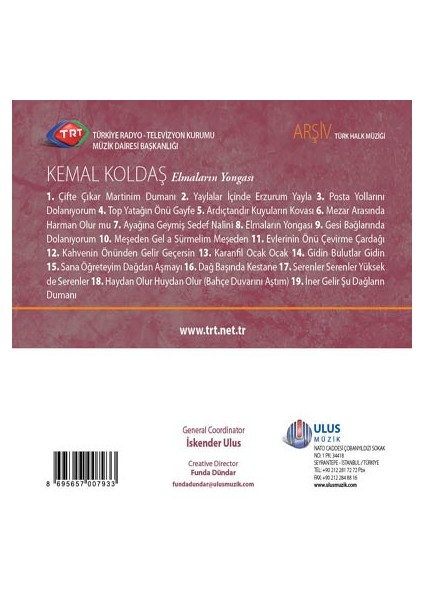 Kemal Koldas - Trt Cd Arsıv 201