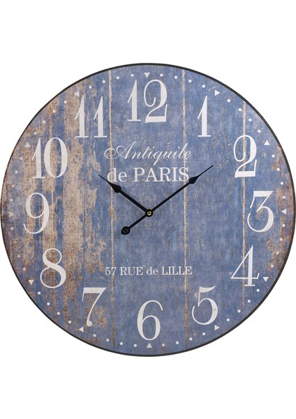 Ahşap Yuvarlak Duvar Saati