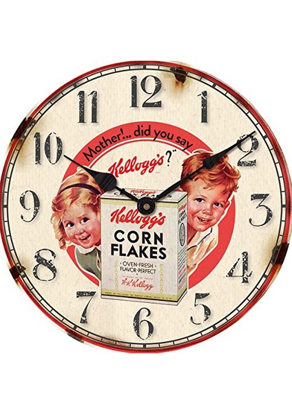 Ahşap Yuvarlak Duvar Saati