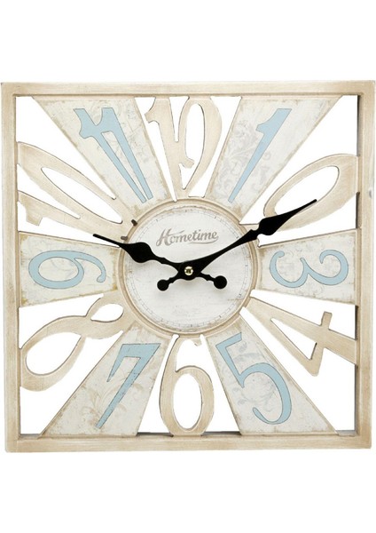 Ahşap Kare Duvar Saati