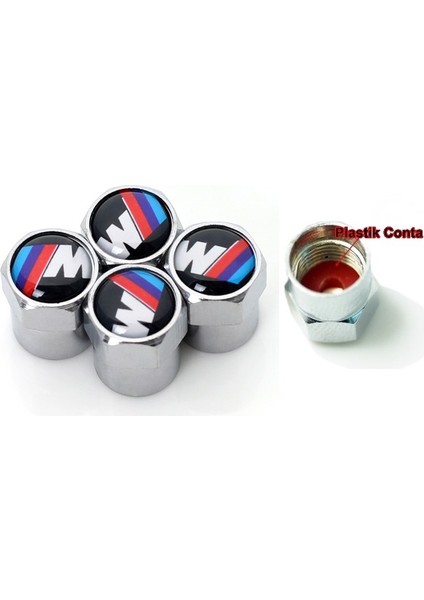 M Sibop Kapağı Metal 4 Adet Bmw Sibop