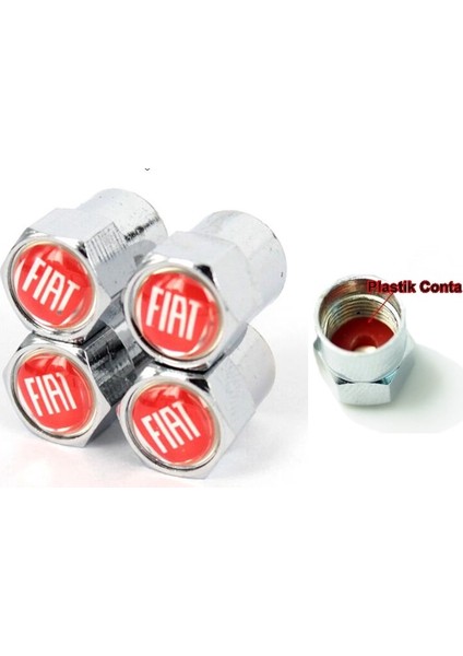 Fiat Sibop Kapağı Metal 4 Adet