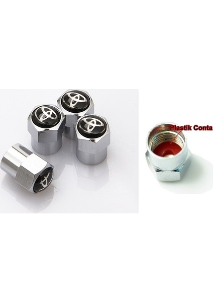 Corolla Sibop Kapağı Metal 4 Adet Auris Sibop