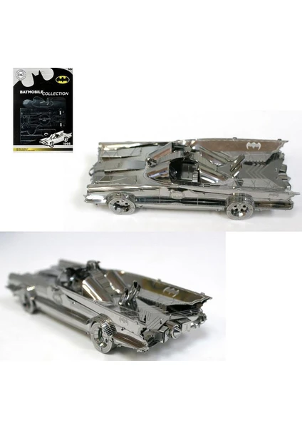 Sd Toys Batman 1966 Batmobile 3D Metallic Puzzle Batmobile 3D Maket