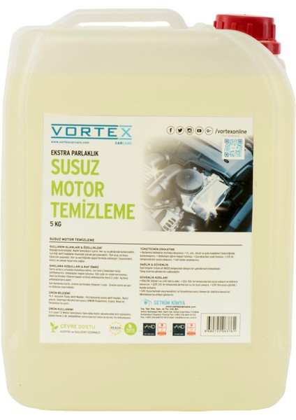 Vortex Susuz Motor Temizleyici 5 Kg 