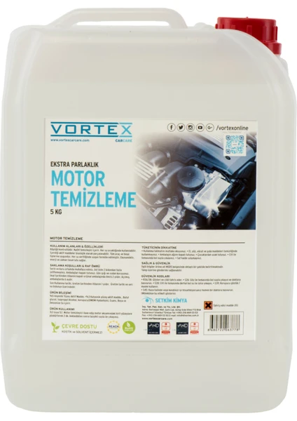 Vortex Motor Temizleme Sıvısı 5 Kg