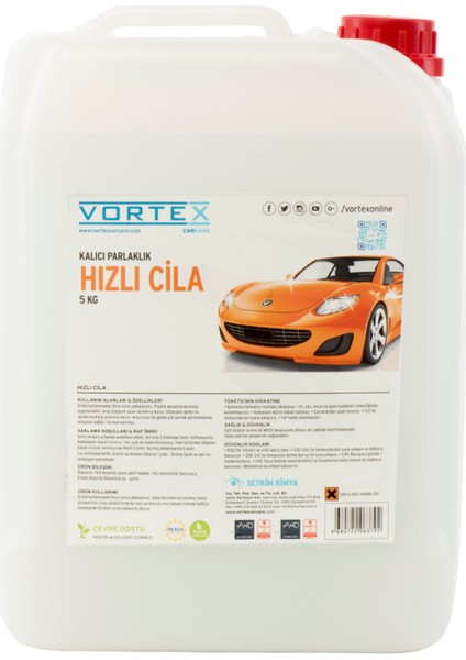 Vortex Hızlı Cila 5 Kg