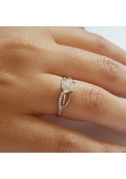 AltınSepeti Zirkon Taşlı Altın Yüzük AS8Y23 14 fiyatları