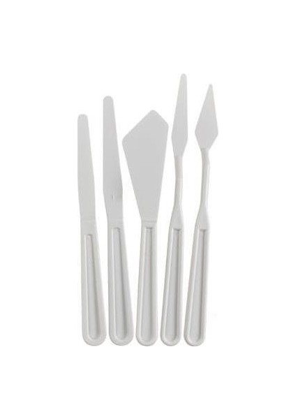 İdora Plastik Spatül Seti - 5 Parça