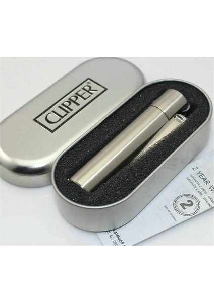 Clipper Metal Çakmak Gri