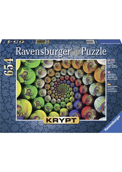 Ravensvurger 654 Parça Renkli Spiral Krypt Puzzle