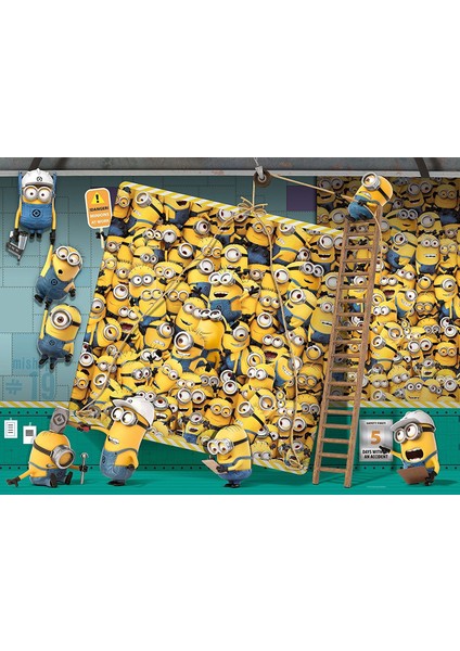 100 Parça Xxl Minions Çocuk Puzzle