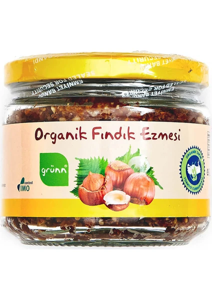 Grünn Organik Fındık Ezmesi 250 Gr.