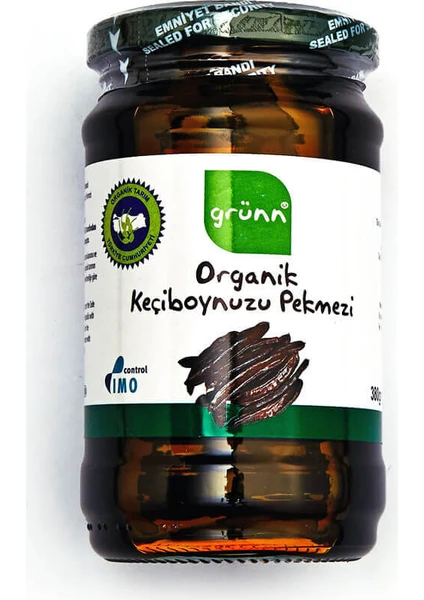 Grünn Organik Keçiboynuzu - Harnup -Pekmezi 380 Gr.