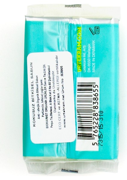 Organik Kokusuz Bitkisel Sabun 100 Gr fiyatları