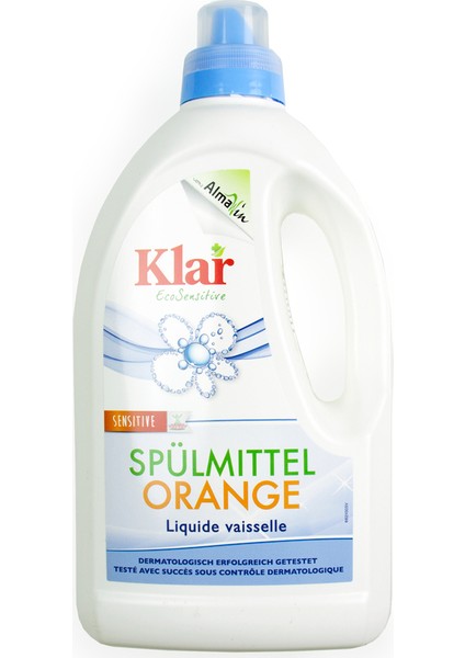 Organik Bulaşık Yıkama Sıvısı - Portakal 1.5 Lt.