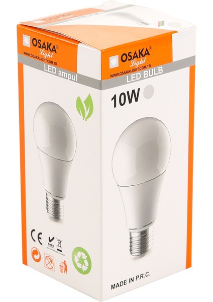 Osakalight 10W-75watt Led Ampul - Beyaz Işık