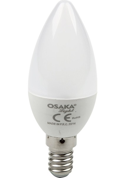 Osakalight 6W Led E14 Buji Ampul - Günışığı - 3'lü Paket