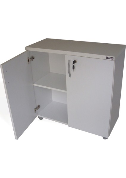 Tam Kapak Dolap Beyaz (80*35*81)