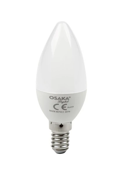 Osakalight 6W-50watt  Led E14 Buji  Ampul - Beyaz