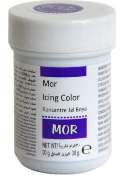 Jel Gıda Boyası Bayrak Mor (30 gr)