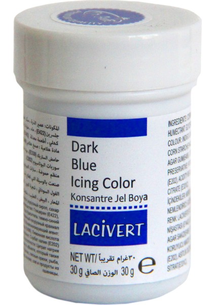 Jel Gıda Boyası Lacivert (30 gr)