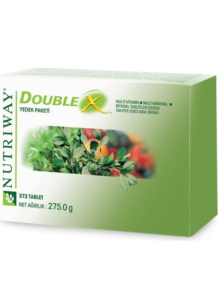 Nutriway Double X Yedek Paket (62 Günlük Yedek Ürün) 372 Tablet