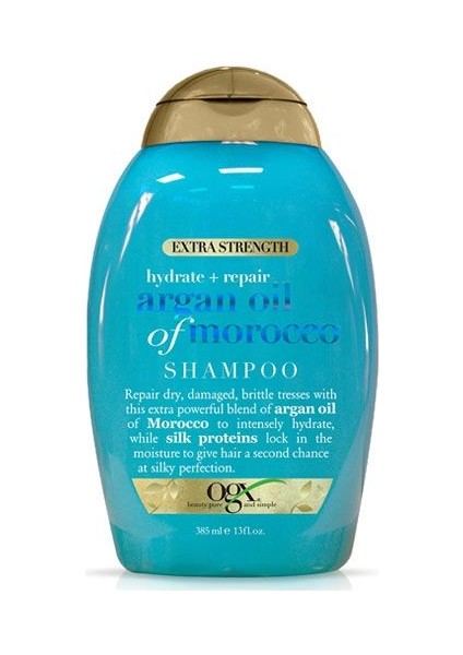 Extra Güçlü Nemlendirici Argan Şampuan 385Ml