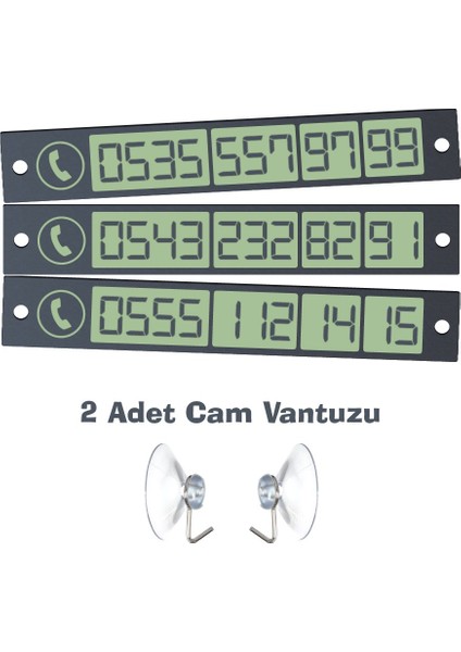 Fosforlu Telefon Numara Plakası modelleri