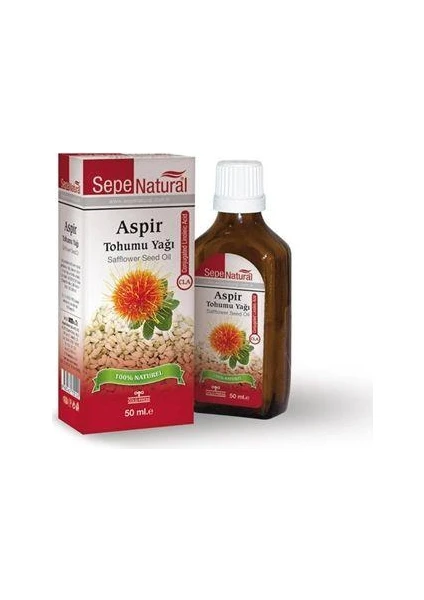 Sepe Natural Sepe Natural Aspir Tohumu Yağı | Cla 50Ml | Safflower Seed Oil Cartham