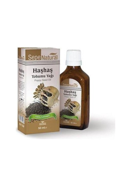 Sepe Natural Haşhaş Tohumu Yağı 50Ml | Poppy Seed Oil