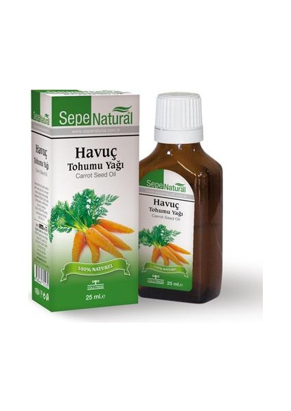 Sepe Natural Havuç Yağı 25Ml | Carrot Oil