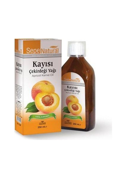 Sepe Natural Kayısı Çekirdeği Yağı 250Ml | Apricot Kernel Oil | Prunus