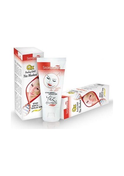 Sepe Natural Qx Yüz Maskesi Peeling Ve Siyah Noktalar İçin 100 Ml