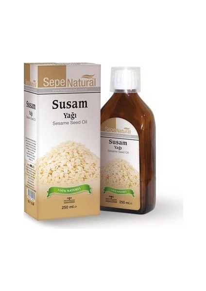 Sepe Natural Susam Yağı 250Ml | Sesame Seed Oil | Sesamum İndicum Oleu