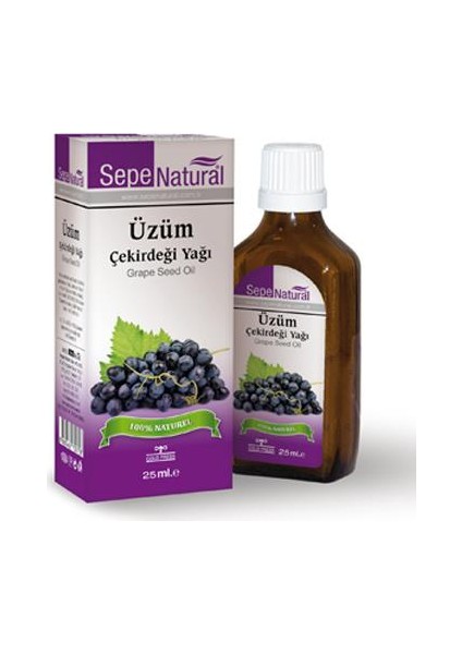 Sepe Natural Sepe Natural Üzüm Çekirdeği Yağı 25Ml | Grape Seed Oil | Vitis Vinifer