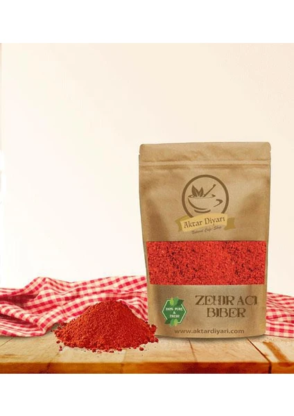 Aktar Diyarı Zehir Acı Toz Biberi 500 Gr