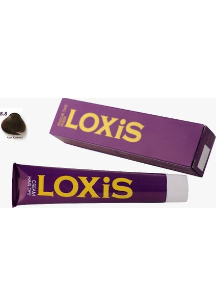 Tüp Krem Saç Boyası Kahve 8.8 Altın Karamel