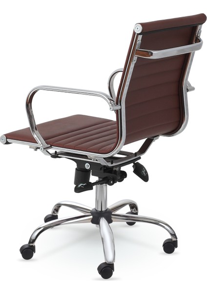 Chrome Çalışma Koltuğu Kahverengi modelleri